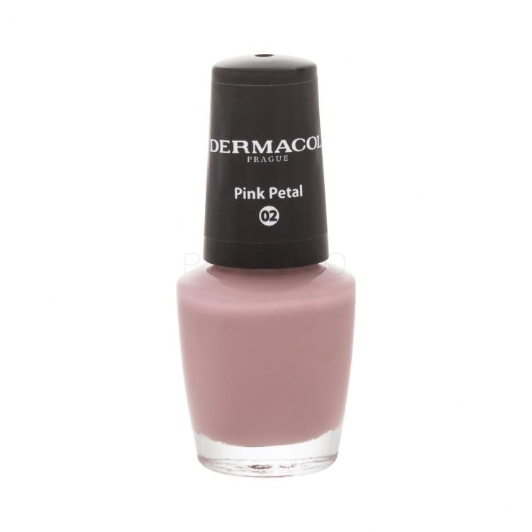 Dermacol Nail Polish Mini Autumn Limited Edition Smalto per le unghie donna 5 ml Tonalità 02 Pink Petal