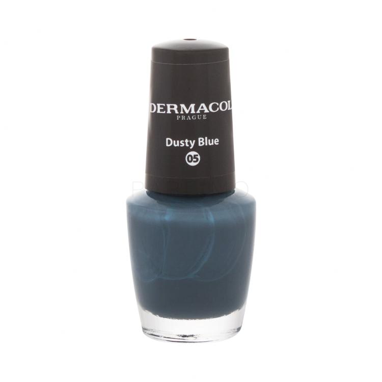 Dermacol Nail Polish Mini Autumn Limited Edition Smalto per le unghie donna 5 ml Tonalità 05 Dusty Blue