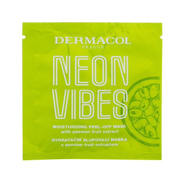 Dermacol Neon Vibes Moisturizing Peel-Off Mask Maschera per il viso donna 8 ml