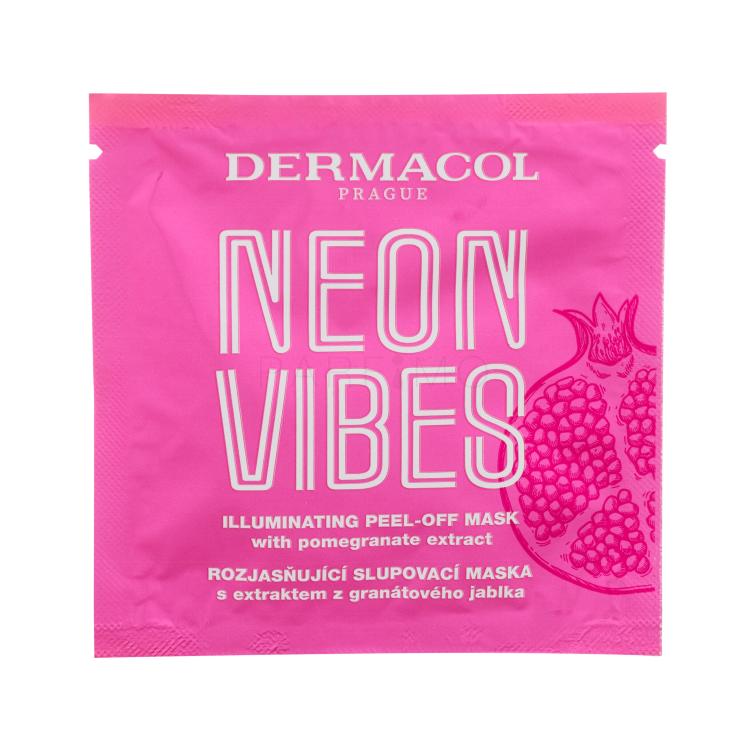 Dermacol Neon Vibes Illuminating Peel-Off Mask Maschera per il viso donna 8 ml