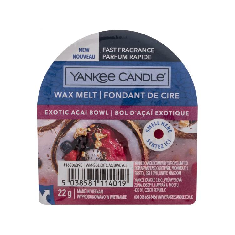 Yankee Candle Exotic Acai Bowl Cera profumata 22 g