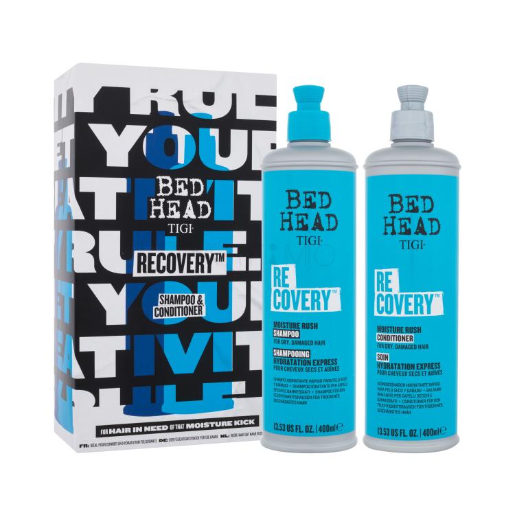 Tigi Bed Head Recovery Pacco regalo shampoo Bed Head Recovery 400 ml + balsamo Bed Head Recovery 400 ml