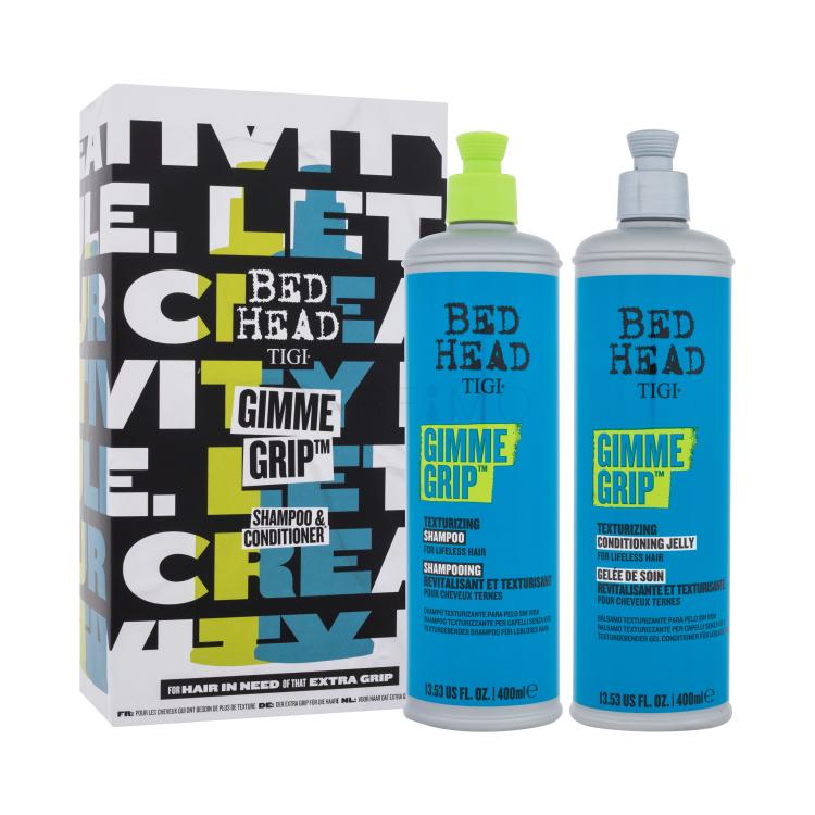 Tigi Bed Head Gimme Grip Duo Set Pacco regalo shampoo Bed Head Gimme Grip 400 ml + balsamo Bed Head Gimme Grip 400 ml