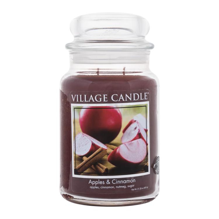 Village Candle Apples &amp; Cinnamon Candela profumata 602 g
