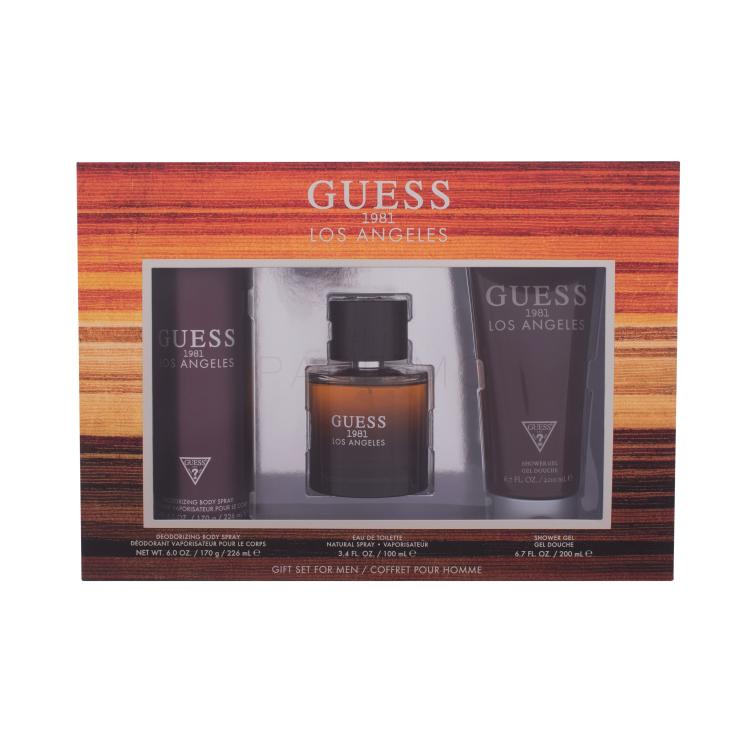 GUESS Guess 1981 Los Angeles Pacco regalo eau de toilette 100 ml + gel doccia 200 ml + deodorante 226 ml