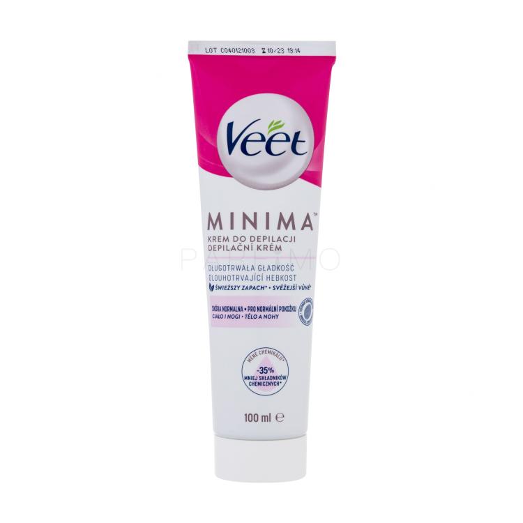 Veet Minima Hair Removal Cream Normal Skin Prodotti depilatori donna 100 ml