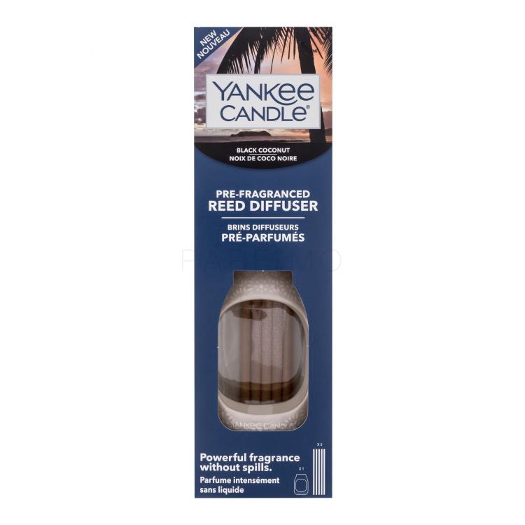 Yankee Candle Black Coconut Pre-Fragranced Reed Diffuser Spray per la casa e diffusori 1 pz