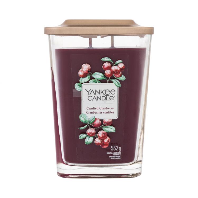 Yankee Candle Elevation Collection Candied Cranberry Candela profumata 552 g