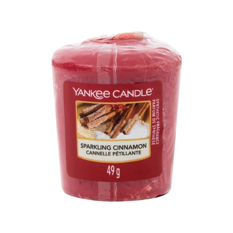 Yankee Candle Sparkling Cinnamon Candela profumata 49 g