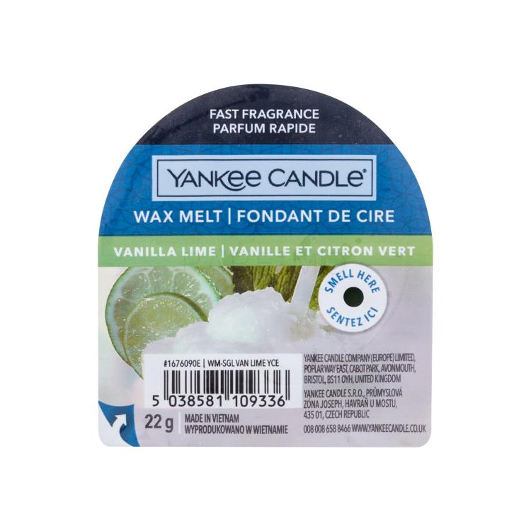 Yankee Candle Vanilla Lime Cera profumata 22 g