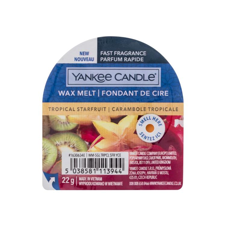 Yankee Candle Tropical Starfruit Cera profumata 22 g