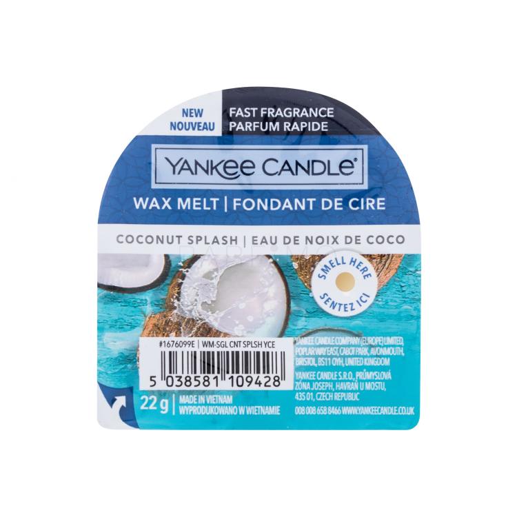 Yankee Candle Coconut Splash Cera profumata 22 g