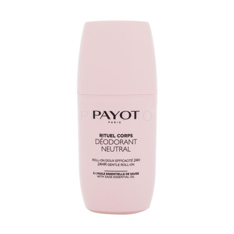 PAYOT Rituel Corps Déodorant Neutral 24HR Gentle Roll-On Deodorante donna 75 ml