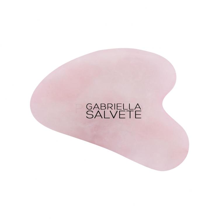 Gabriella Salvete Face Massage Stone Rose Quartz Gua Sha Rullo e pietra per massaggi donna 1 pz