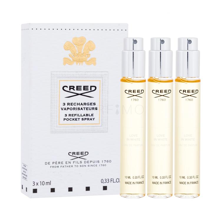 Creed Love in White Eau de Parfum donna Ricaricabile 3x10 ml