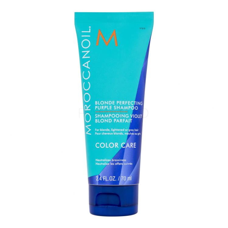 Moroccanoil Color Care Blonde Perfecting Purple Shampoo Shampoo donna 70 ml