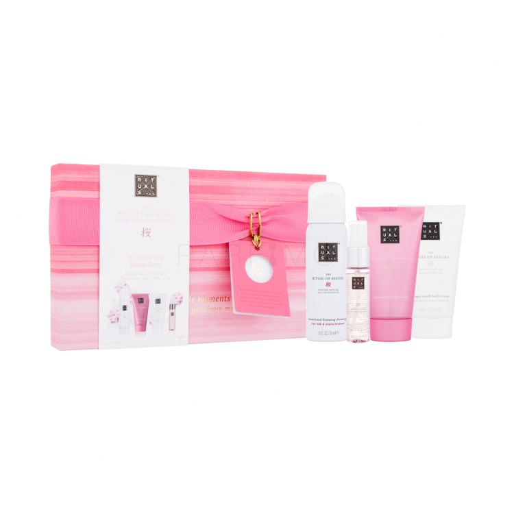 Rituals The Ritual Of Sakura 4 Renewing Bestsellers Pacco regalo crema corpo The Ritual Of Sakura 70 ml + schiuma doccia The Ritual Of Sakura 50 ml + peeling corpo The Ritual Of Sakura 70 ml + spray corpo The Ritual Of Sakura 20 ml