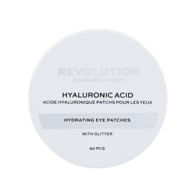 Revolution Skincare Hyaluronic Acid Hydrating Eye Patches Maschera contorno occhi donna 60 pz