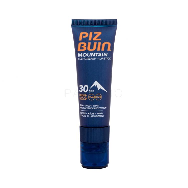 PIZ BUIN Mountain Sun Cream + Lipstick SPF30 Protezione solare viso 20 ml