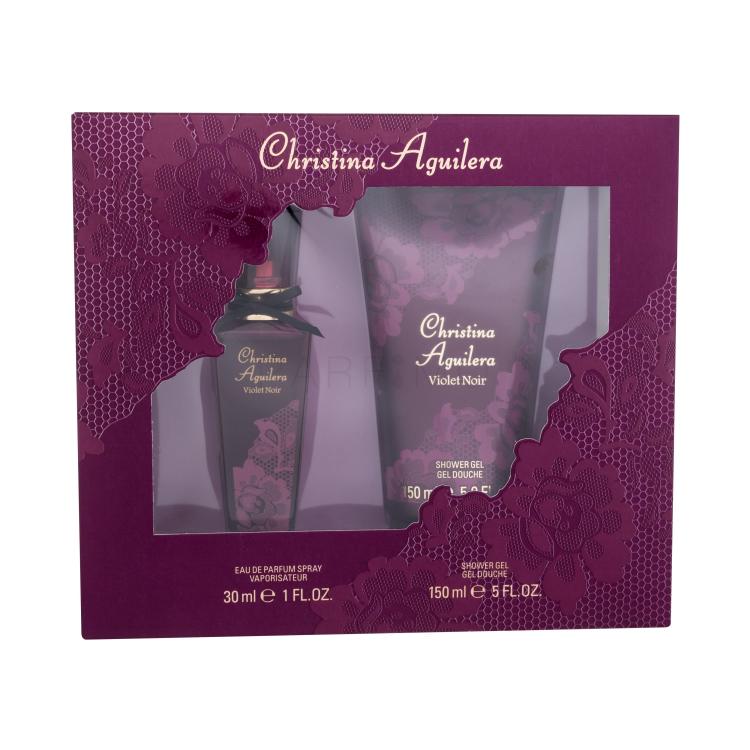 Christina Aguilera Violet Noir Pacco regalo eau de parfume 30 ml + doccia gel 150 ml