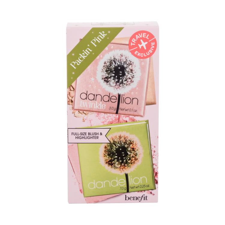 Benefit Dandelion Packin&#039; Pink Pacco regalo blush Dandelion 7 g + illuminante Dandelion Twinkle 3 g