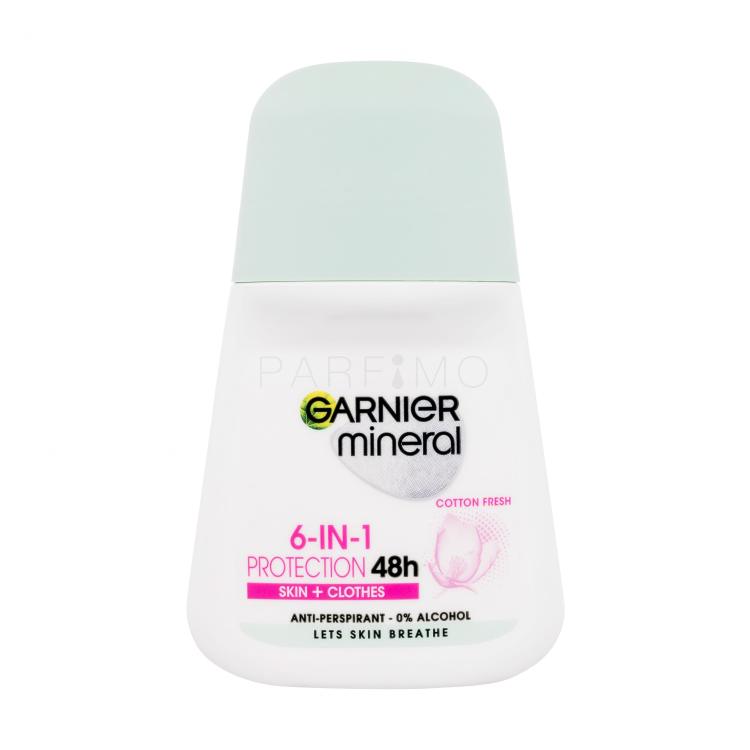 Garnier Mineral Protection 6-in-1 Cotton Fresh 48h Antitraspirante donna 50 ml