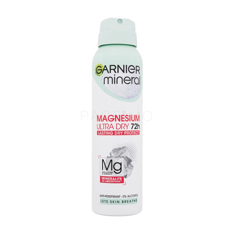 Garnier Mineral Magnesium Ultra Dry 72h Antitraspirante donna 150 ml