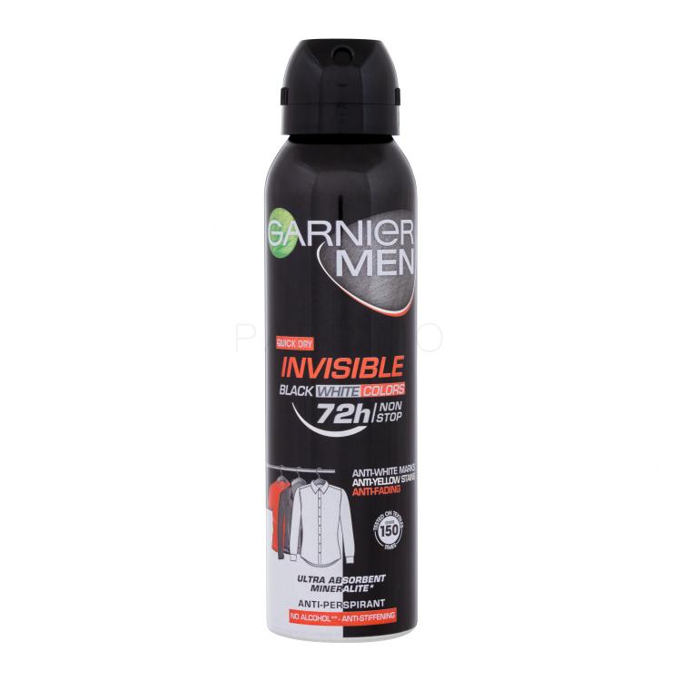 Garnier Men Invisible 72h Antitraspirante uomo 150 ml