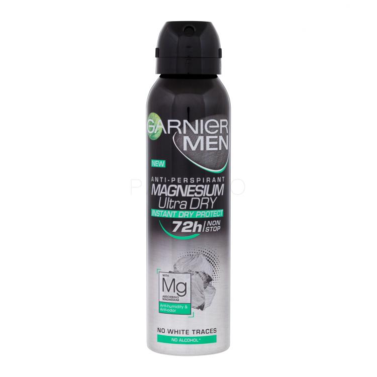 Garnier Men Magnesium Ultra Dry 72h Antitraspirante uomo 150 ml