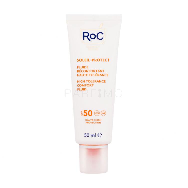 RoC Soleil-Protect High Tolerance Comfort Fluid SPF50 Protezione solare viso donna 50 ml