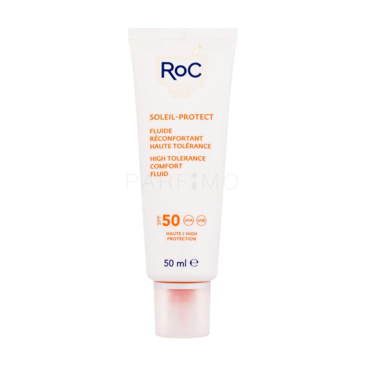 RoC Soleil-Protect High Tolerance Comfort Fluid SPF50 Protezione solare viso donna 50 ml