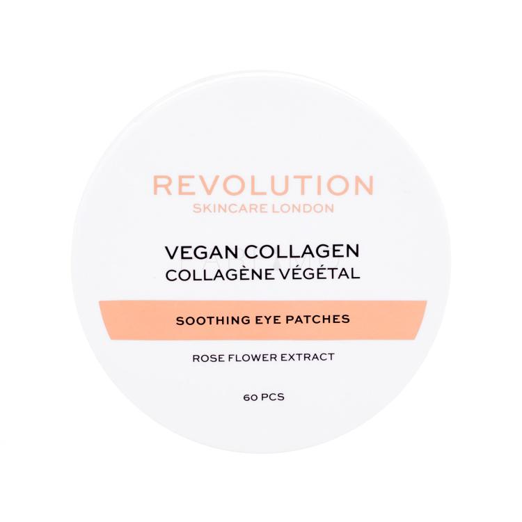 Revolution Skincare Vegan Collagen Soothing Eye Patches Maschera contorno occhi donna 60 pz
