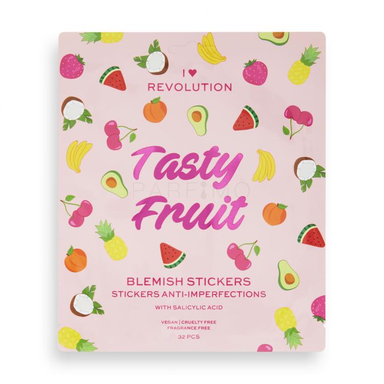 I Heart Revolution Tasty Fruit Blemish Stickers Cura per la pelle problematica donna 32 pz