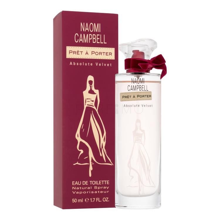 Naomi Campbell Prêt à Porter Absolute Velvet Eau de Toilette donna 50 ml