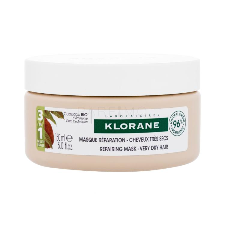Klorane Organic Cupuaçu Repairing Mask Maschera per capelli donna 150 ml