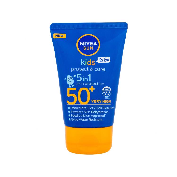 Nivea Sun Kids Protect &amp; Care Sun Lotion 5 in 1 SPF50+ Protezione solare corpo bambino 50 ml