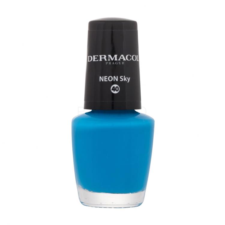 Dermacol Neon Smalto per le unghie donna 5 ml Tonalità 40 Neon Sky