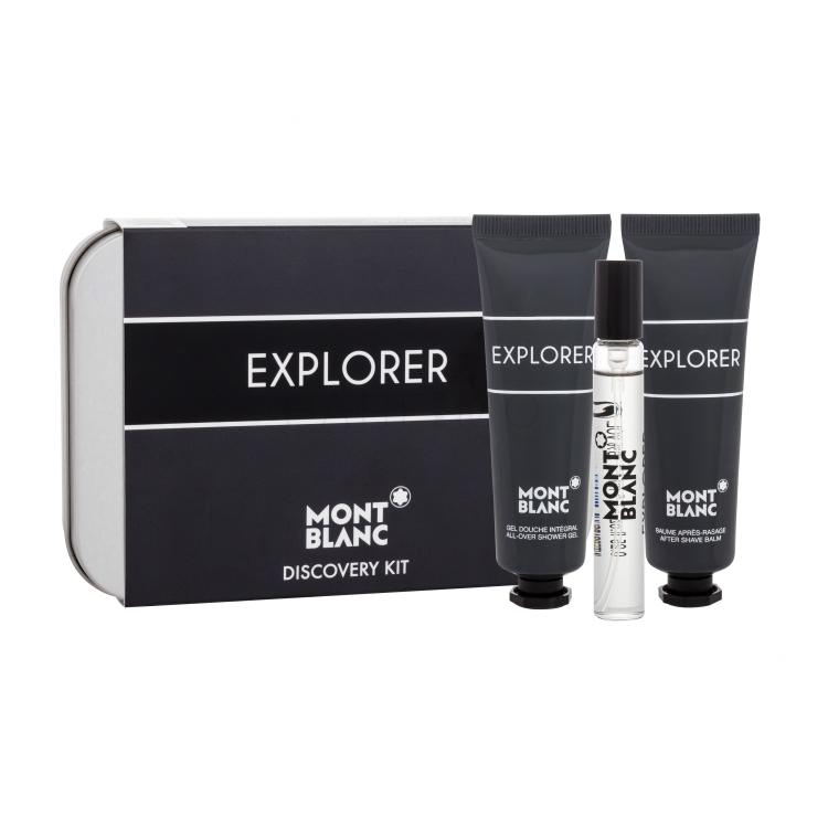 Montblanc Explorer Pacco regalo eau de parfume 7,5 ml + balsamo dopobarba 30 ml + doccia gel 30 ml