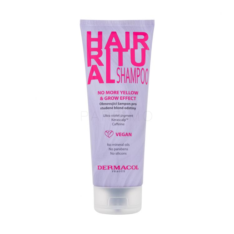 Dermacol Hair Ritual No More Yellow &amp; Grow Shampoo Shampoo donna 250 ml