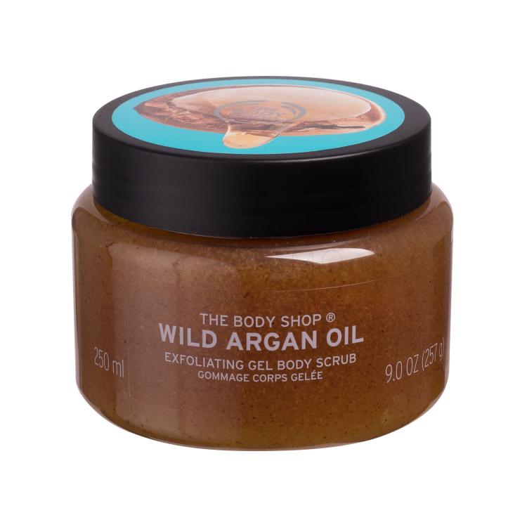 The Body Shop Wild Argan Oil Exfoliating Gel Body Scrub Peeling per il corpo donna 250 ml