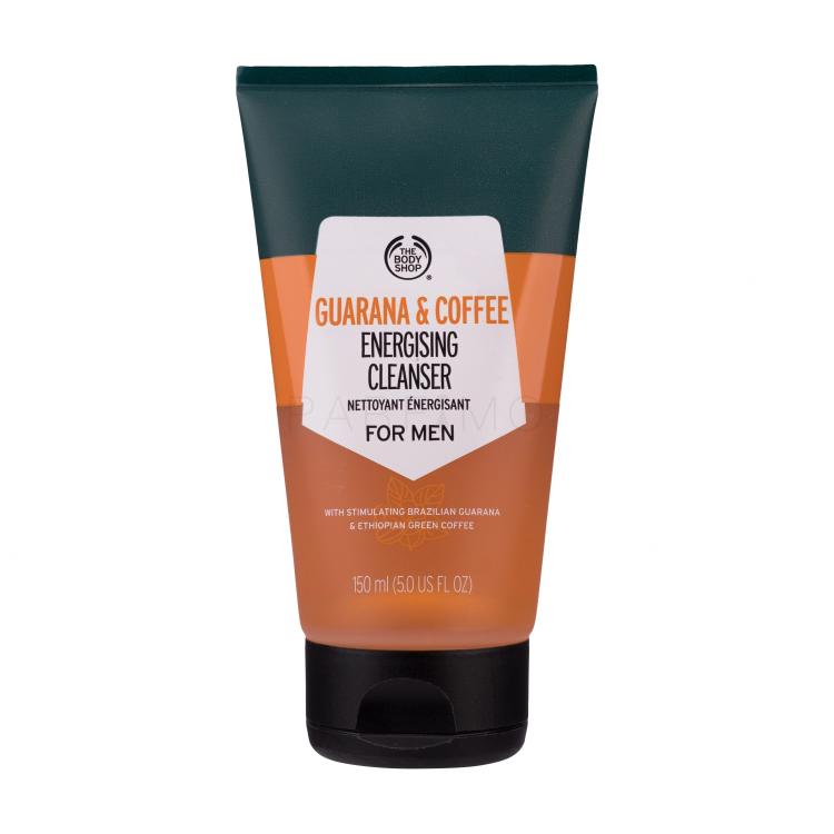 The Body Shop Guarana &amp; Coffee Energising Cleanser Gel detergente uomo 150 ml
