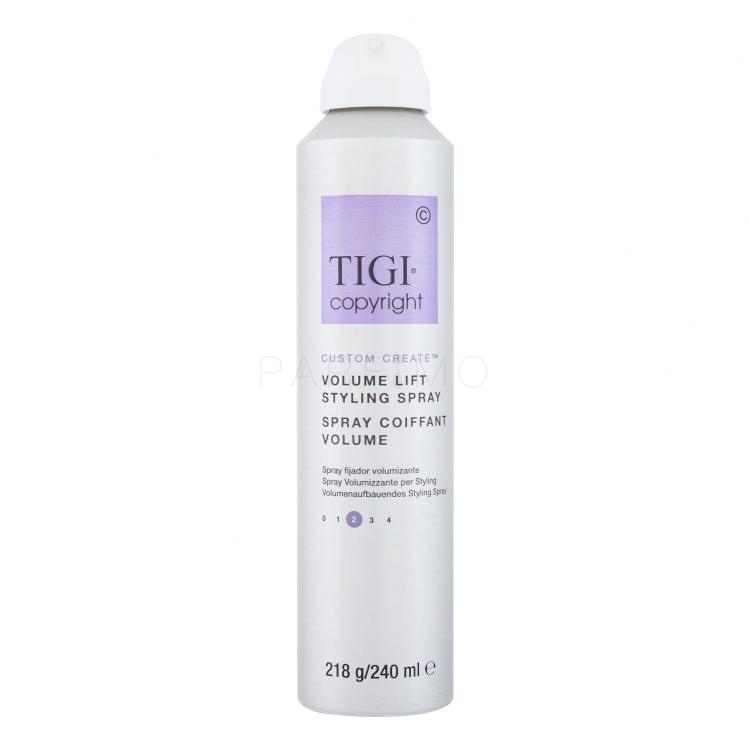 Tigi Copyright Custom Create Volume Lift Styling Spray Modellamento capelli donna 240 ml
