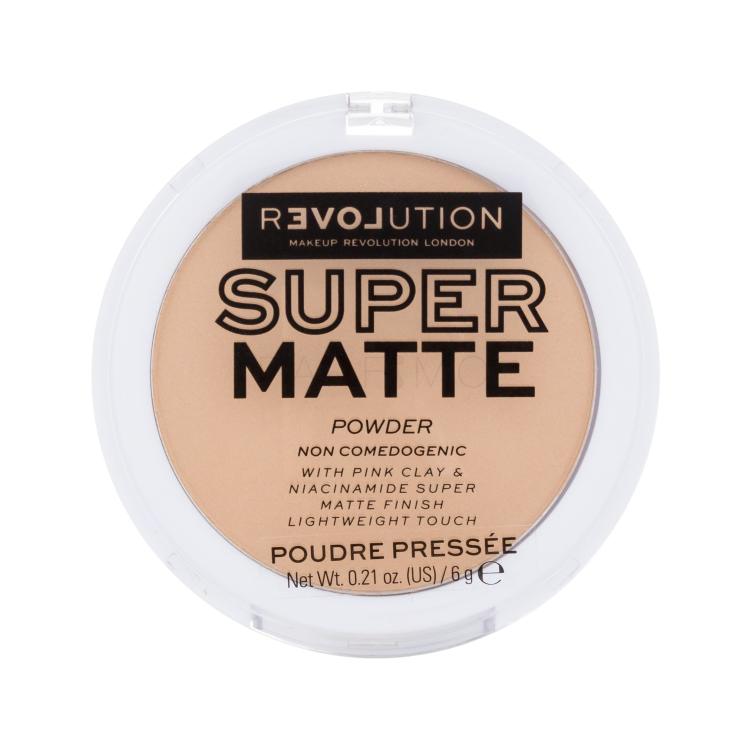 Revolution Relove Super Matte Powder Cipria donna 6 g Tonalità Beige