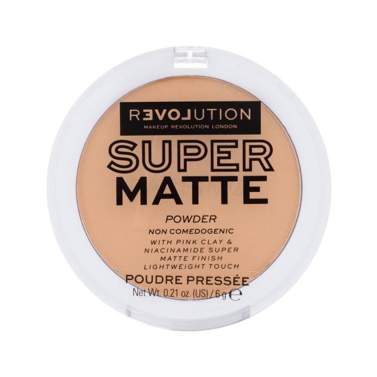 Revolution Relove Super Matte Powder Cipria donna 6 g Tonalità Warm Beige