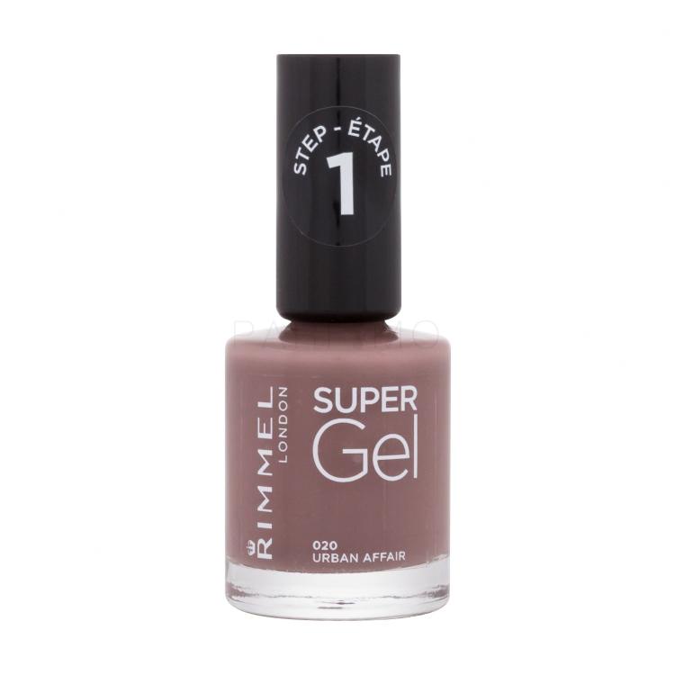 Rimmel London Super Gel STEP1 Smalto per le unghie donna 12 ml Tonalità 020 Urban Affair