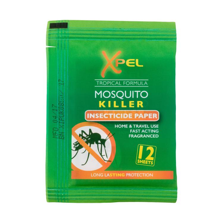 Xpel Mosquito &amp; Insect Mosquito Killer Insecticide Paper Repellente 12 pz