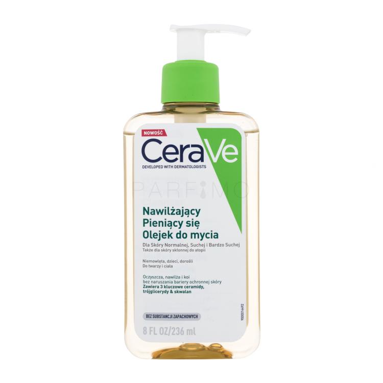 CeraVe Facial Cleansers Hydrating Foaming Oil Cleanser Olio detergente donna 236 ml