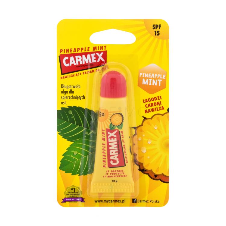 Carmex Pineapple Mint SPF15 Balsamo per le labbra donna 10 g