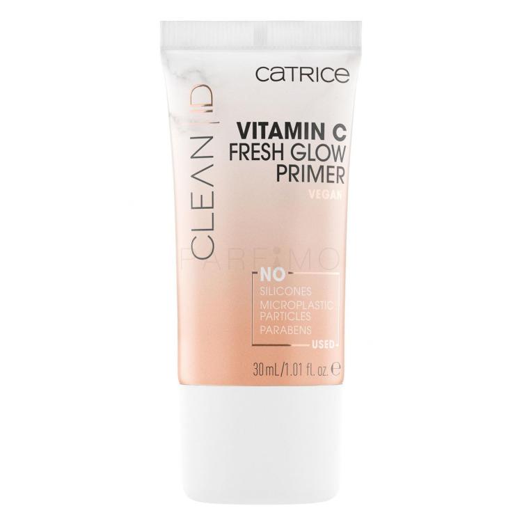 Catrice Clean ID Vitamin C Fresh Glow Primer Base make-up donna 30 ml