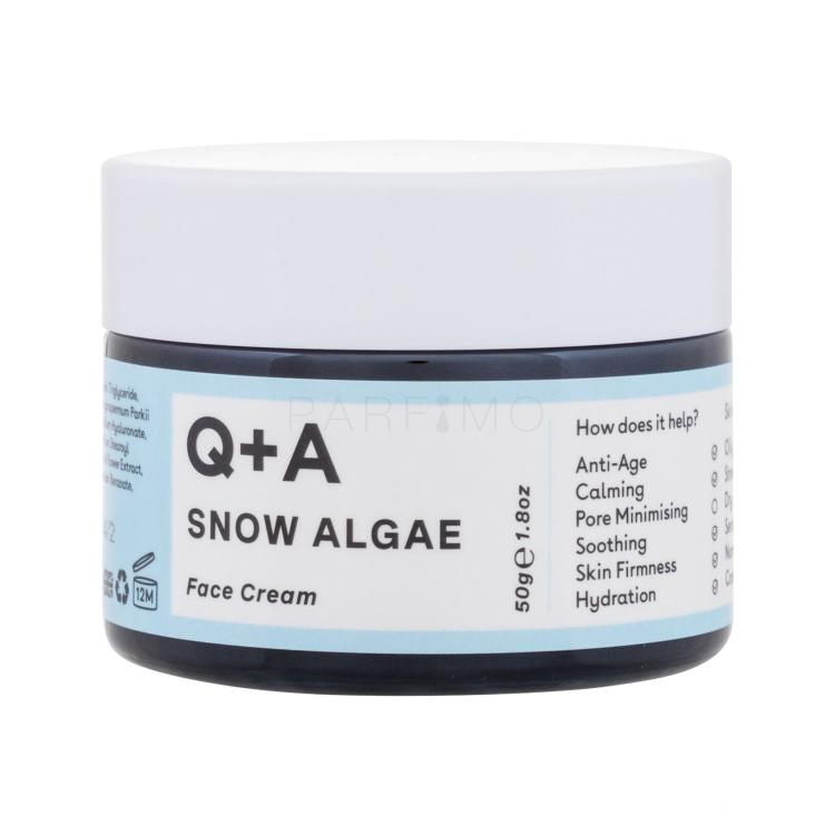 Q+A Snow Algae Intensive Face Cream Crema giorno per il viso donna 50 g